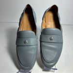 Tory Burch Lamb LeatherGray Ballet Loafers W/Elastic Backs Sz 7.5-VGUC Photo 0