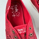 Keds  x Taylor Swift 032 Red Lace Slip-On Sneaker Shoes Women's Size 9.5 EUR 40.5 Photo 7