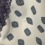 Aerie  Blue Patterned slip with Lace Detail Photo 3