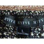 HYFVE Chasing The Dream Top In Black And Tan Women’s Cropped Long Puff Sleeves L Photo 2