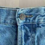 Vintage Denim Shorts with lace trim Waist 31'' USA made Blue Photo 6