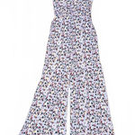 Free People  Floral Print Women's Strapless Jumpsuit, Medium Photo 0