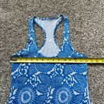 Lululemon blue & white floral cool racerback tank top Photo 5
