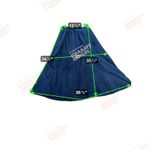 VAKKO Black Suede Elastic Waist Maxi Skirt Made in USA Size M Size M Photo 2