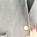 Summersalt Womens Ribbed Knit Sweater Blazer Shawl Collar Jacket Size L Black Photo 4