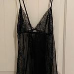 EUC | Women’s lace lingerie top — under bust 34.5” Black Size L Photo 0