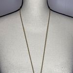 Large Chunky 33” Gold Tone Tiered Gold/Black Photo 2