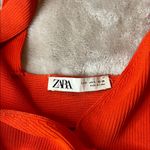 ZARA  Bold Orange Knit Top Photo 1