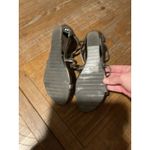 Kenneth Cole Reaction  Gladiator 9.5‎ Silver Sandals Fringe Beaded Flats Fringe Photo 8