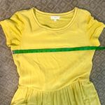 A loves A EUC  Anthropologie Silk Yellow T-Shirt Dress, Size XS Photo 10