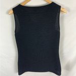 Tahari  ASL Texture Draped Neck Tank Black Size XS Photo 4