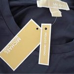 Michael Kors  Organic Cotton Tee Midnight Blue Crewneck T-Shirt, Size M New w/Tag Photo 7