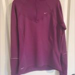 Nike Women's Running Dri-Fit Purple Quarter Zip Jacket Size Medium Photo 0