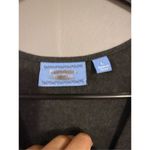 Vera Wang Simply Vera  Grey Knit Wrap Dress Size Large Photo 2