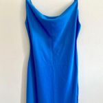Urban Outfitters Blue Cowl Neck Slip Dress Photo 0