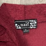 Naïf NWOT  Women’s Size Small Red Burgandy Cardigan Sweater Photo 1