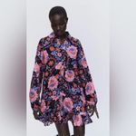 ZARA  NWT | Floral Long Sleeve Button Down Mini Dress | XS Photo 1