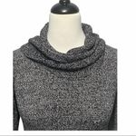 Calvin Klein ‎ Cowl Neck Knit Sweater Pullover Rib Front Contrast Design Gray XS Photo 4