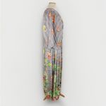 World Market Kaftan Dress Size S/M Colorful Floral V Photo 9
