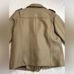 DEADWOOD River Desserto Cactus Leather Biker Jacket vegan nwot Tan Size XS Photo 11