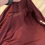 Coldwater Creek  Burgundy Open Front One Piece Cardigan - Shirt Top in Knit Photo 3