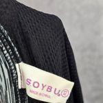 Soybu  Gray Black Activewear Sportswear Performance Tshirt Top Extra Small XS Photo 5