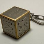 St. John A Rare HTF Vintage  X Neiman Marcus 2 Tone Block Keychain Keyring Fob Photo 3