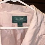 Lauren Ralph Lauren Silk Linen Baby Pink Blazer Jacket Business Casual Size 12 Photo 1