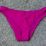 SheIn Neon Purple High Leg Bikini Bottoms Size Large Photo 0