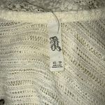 Free People  Gorgeous Ivory Crochet Lace Asymmetrical Top‎ EUC Size XS Photo 7