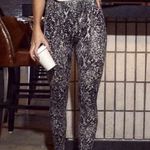 Spanx NEW Faux Leather Snake Shine Leggings Women's XS Slimming Shapewear Photo 0