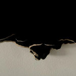 l*space L* Gianna Romper in Black and Tan Crochet Size XS Photo 6