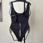 SKIMS  Signature Swim Scoop Neck Onyx Black One‎ Piece Swimsuit NWT Size 2X Photo 2