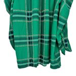 Sugar Lips Woodland Jade Plaid Drape Sleeve Top size 1X Green NWT Holiday Festive Photo 7