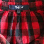 Madewell  Latitude Buffalo Check Flannel Shirtdress. Size XXS. Photo 7
