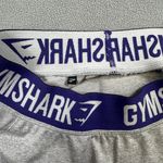 Gymshark Leggings Womens Grey w Blue Logo Seamless Waistline Size XS Photo 2