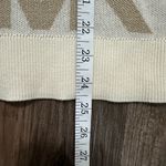 Michael Kors Cream And Tan Long Sleeve Sweater Size XL Photo 10