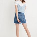 Madewell  Rigid Denim A-Line Mini Skirt Photo 1