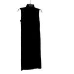 Vince  Side Slit Sleeveless Turtleneck Midi Dress Black Size S Photo 7