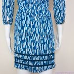Mata Traders blue ikat 100% cotton dress, size XS Blue Photo 14
