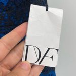 Diane Von Furstenberg  Viera DVF Blue Lace V-Neck Dress 2 Nwt Photo 6