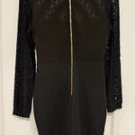 Shinestar Black Long Sleeve Lace Dress Photo 0