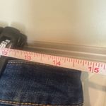 INC  straight leg crop fringe jeans 12P button front Photo 8