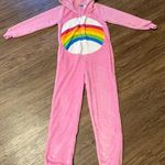 Care Bears Adult Onesie Pajamas Pink With Rainbow Size X-Small Photo 12