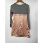 English Factory Women's Lightweight Casual Dress Long Sleeve Pink Gray Size XS Photo 4