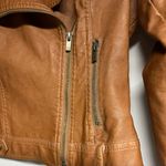 BNCI by Blanc Noir NWOT  Noir Vegan Leather Jacket Size Small Photo 6