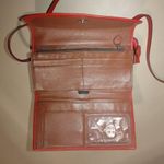 Brighton Retired Lipstick Red Leather Purse Crossbody Organizer Embellishment Photo 3