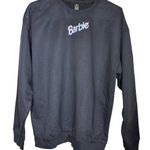 Gildan Black Barbie Logo Crewneck Sweatshirt – Size Large Photo 0