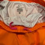 Nike Dri-Fit Women's Running Shorts Neon Orange Pink Lined Size XS 3" inseam Photo 5