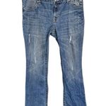 Harley Davidson Y2K Bling Bootcut Denim Blue Jeans Size 12 Low Rise Pockets Photo 0